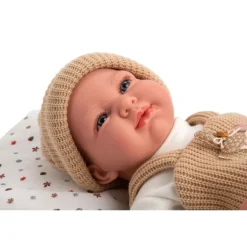 Muñecas Arias Elegance Cris Beige con Saco de Dormir