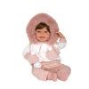 Muñecas Arias Muñeca con Peso Elegance Zoe Rosa con Manoplas
