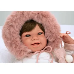 Muñecas Arias Muñeca con Peso Elegance Zoe Rosa con Manoplas