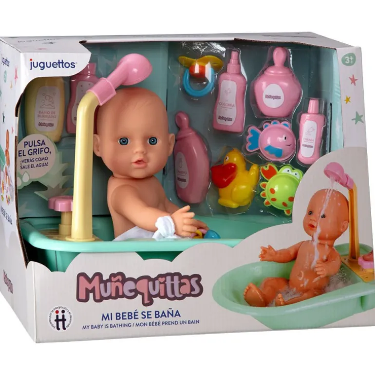Muñequittas Mi Bebé se Baña