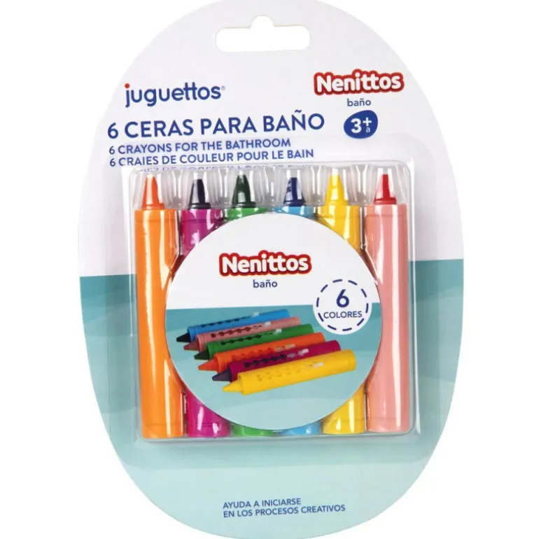 Nenittos 6 Ceras para el Baño