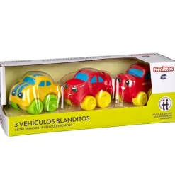 Nenittos 3 Vehículos Blanditos Varios Modelos