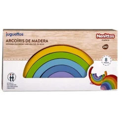 Nenittos Arcoíris de Madera 8 Piezas