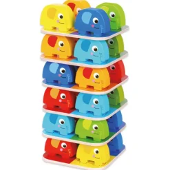 Nenittos Elefantes Apilables de Madera