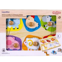 Nenittos Encajable Animalitos 6 Piezas Varios Modelos