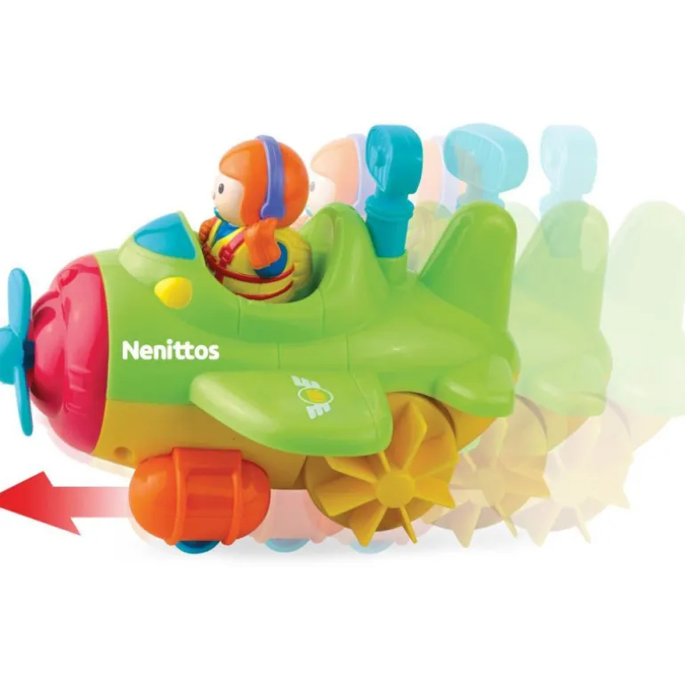 Nenittos Mi Avión para Baño a Cuerda