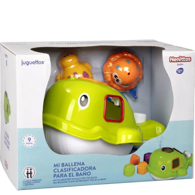 Nenittos Mi Ballena Clasificadora para el Baño