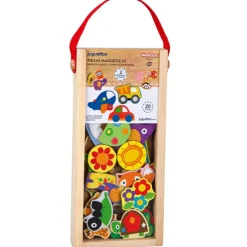 Nenittos Piezas Magnéticas de Madera 4 Varios Modelos