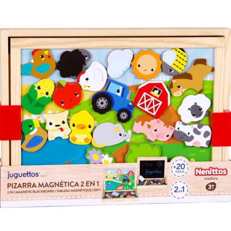 Nenittos Pizarra Magnética 2 en 1
