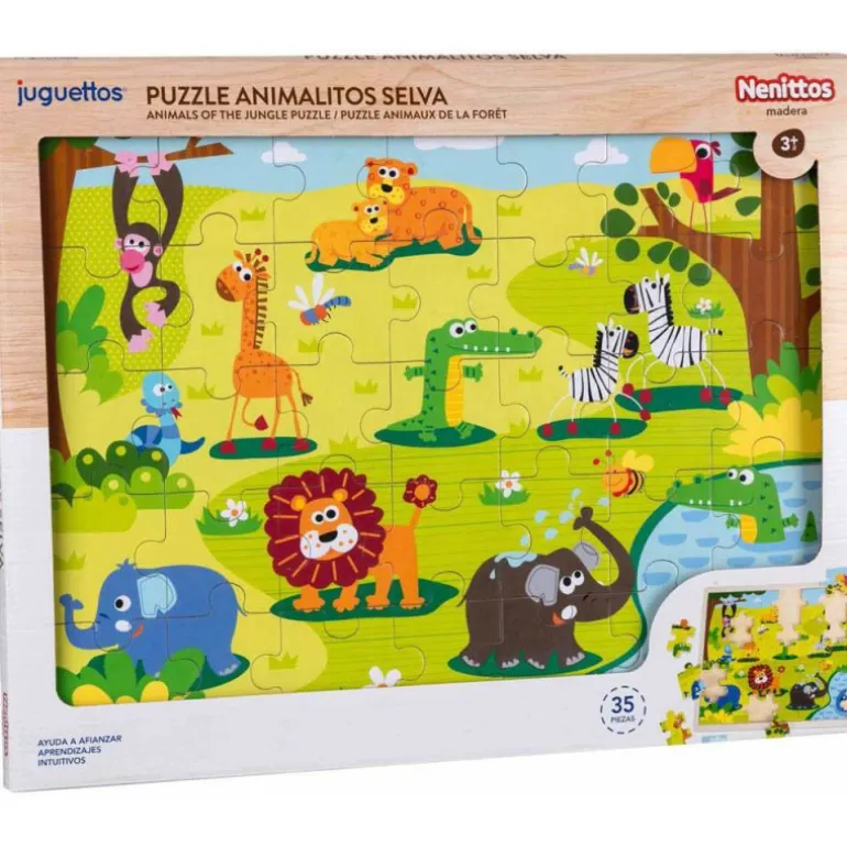 Nenittos Puzzle Animales Selva 35 Piezas