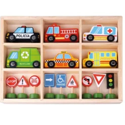 Nenittos Set de Educación Vial de Madera