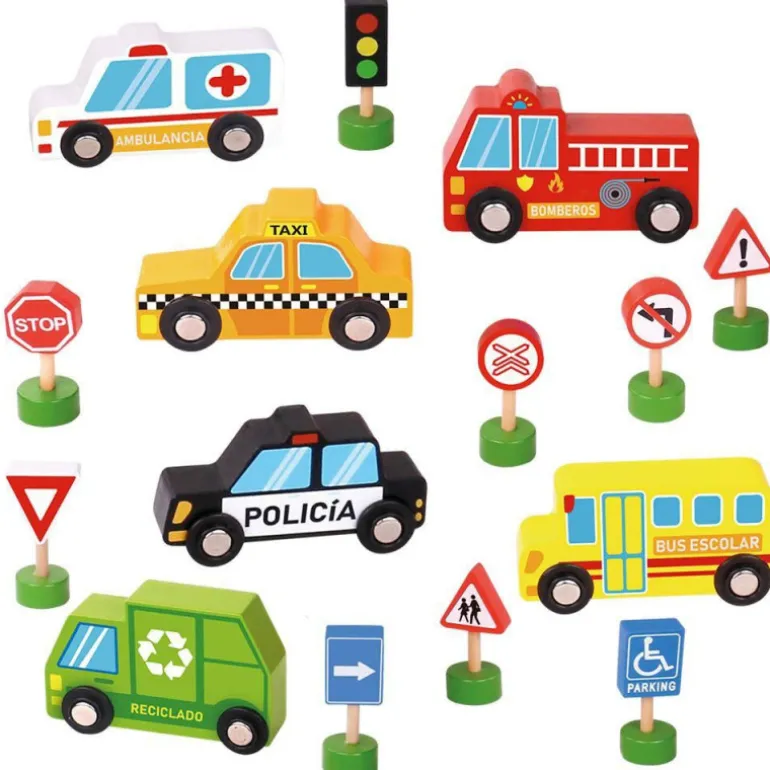 Nenittos Set de Educación Vial de Madera