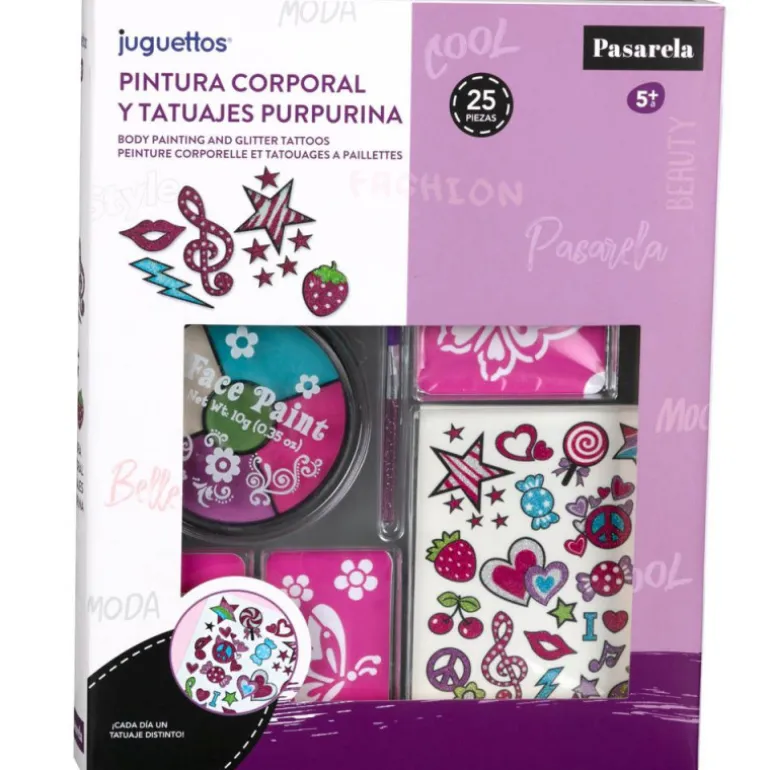 Pasarela Pintura Corporal y Tatuajes Purpurina