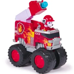 Paw Patrol Camión de Bomberos Rescue Wheels Firetruck y Figura de Marshall