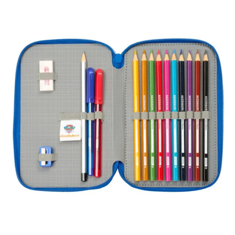 Paw Patrol Cool Plumier Doble Pequeño 29 Piezas