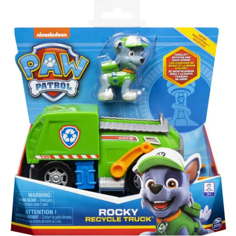 Paw Patrol Vehículo Rocky Recycle Truck
