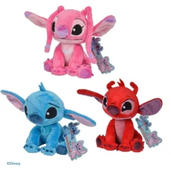 Peluche Stitch, Ángel o Leroy 20 cm Varios Modelos