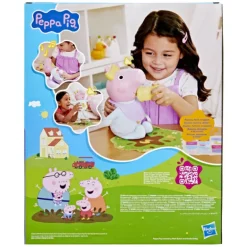Peppa Pig Evi Gruñidos y Abrazos Muñeca Interactiva
