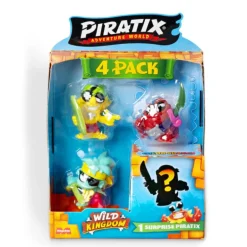 Piratix Wild Kingdom Pack 4 Figuras Varios Modelos