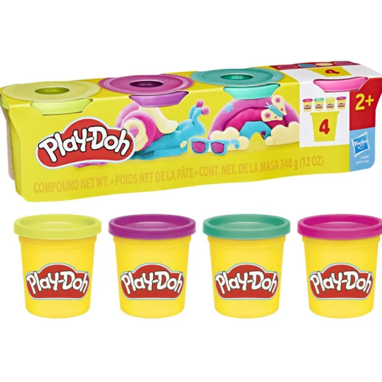 Play-Doh Pack 4 Botes Varios Modelos