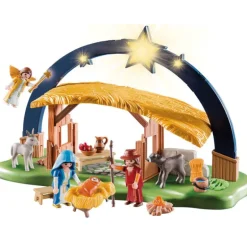 PLAYMOBIL Christmas Belén con Luz - 9494