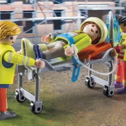 PLAYMOBIL City Life Ambulancia con Luz y Sonido - 71202
