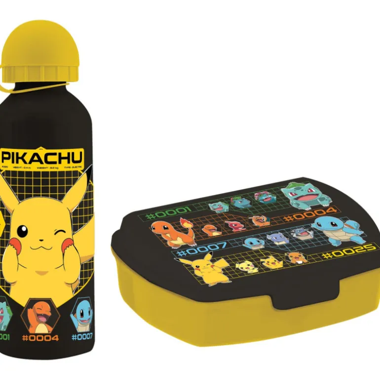 Pokémon Cantimplora de Aluminio y Sandwichera