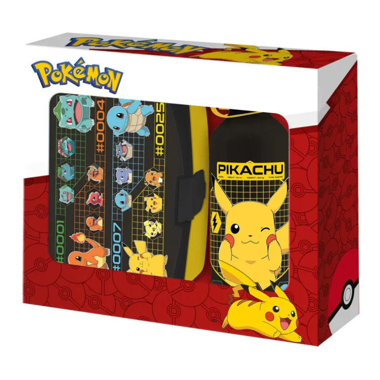 Pokémon Cantimplora de Aluminio y Sandwichera