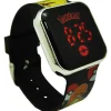 Pokémon Reloj Digital Led Negro Charmander