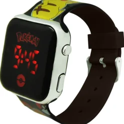 Pokémon Reloj Digital Led Negro Charmander