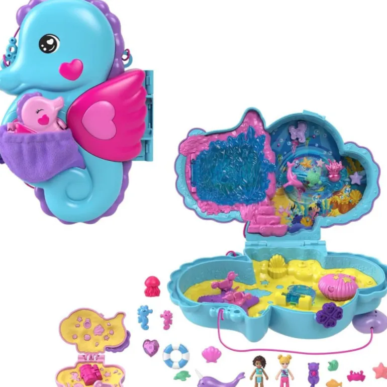 Polly Pocket Set Estuche Caballito de Mar