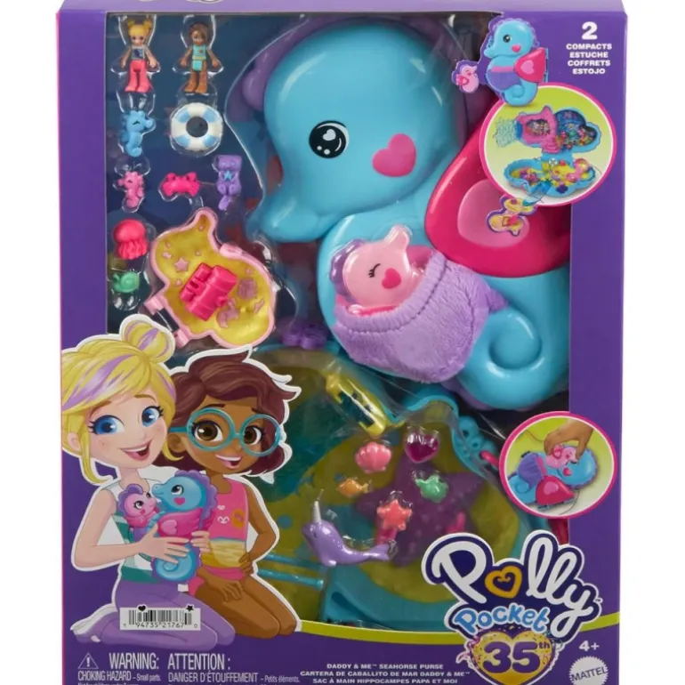 Polly Pocket Set Estuche Caballito de Mar
