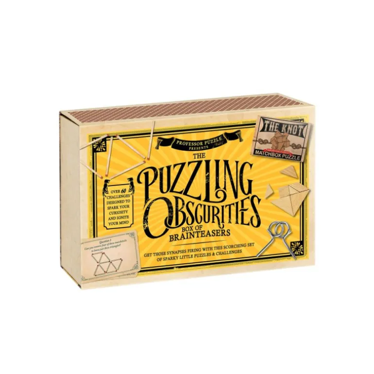 Professor Puzzle The Puzzling Obscurities Caja con Desafíos para la Mente