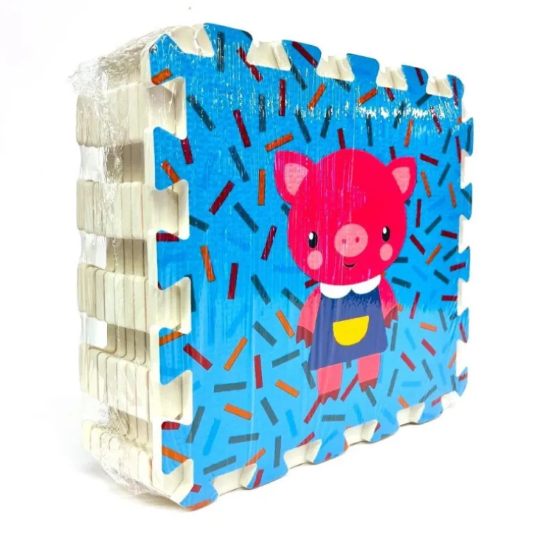 Puzzle Gomaespuma Animales 9 Piezas