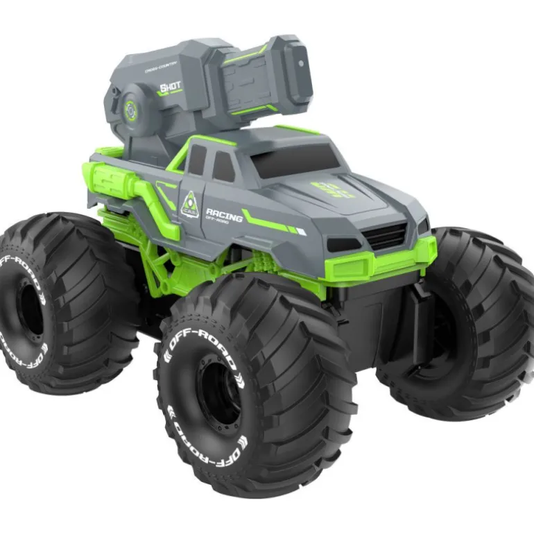 Radio Control Anfibio Verde con Tiro de Agua