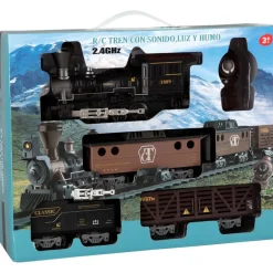 Radio Control Tren con Sonido, Luz y Humo