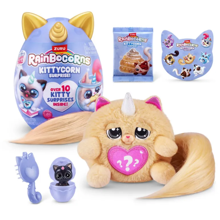 Rainbocorns Kittycorn Surprise Peluche Gatito Varios Modelos