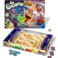 Ravensburger La Cucaracha 10° Edición Brilla En La Oscuridad Juego de Mesa