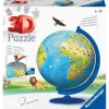 Ravensburger Puzzle 3D 180 Piezas Globo Terráqueo Nueva Edición