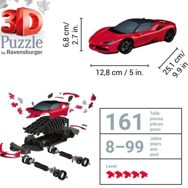 Ravensburger Puzzle 3D Ferrari SF90 Stradale