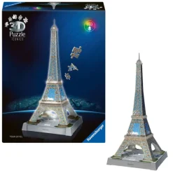 Ravensburger Puzzle 3D Monumentos Icónicos Torre Eiffel