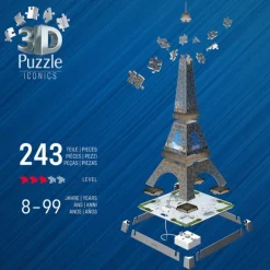 Ravensburger Puzzle 3D Monumentos Icónicos Torre Eiffel