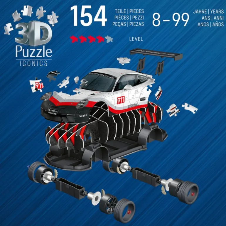 Ravensburger Puzzle 3D Porsche 911 GT3 Cup