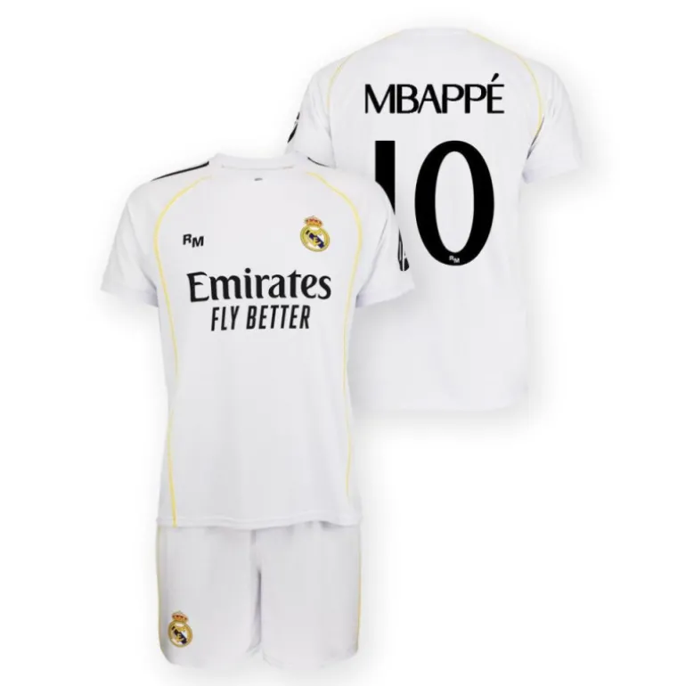 Real Madrid Primera Equipación Mbapee Talla 12 Años Temporada 2025-2026