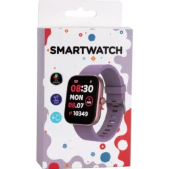Reloj Smart Watch Rosa y Violeta