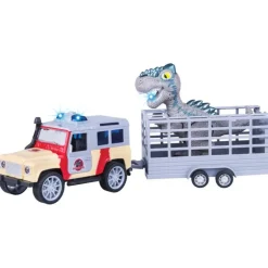 Remolque con Dinosaurio Jeep 1:20