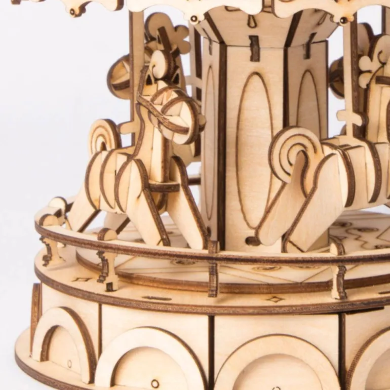 Robotime Carrousel Maqueta de Madera
