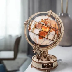 Robotime Globo Luminoso Maqueta de Madera