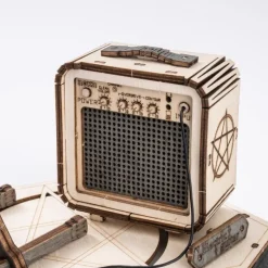 Robotime Guitarra Eléctrica con Amplificador Maqueta de Madera