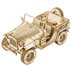 Robotime Jeep del Ejército Maqueta de Madera